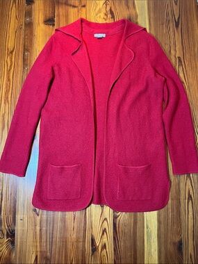 Investments 100% Wool Open Front Cardigan/Jacket, Size Medium